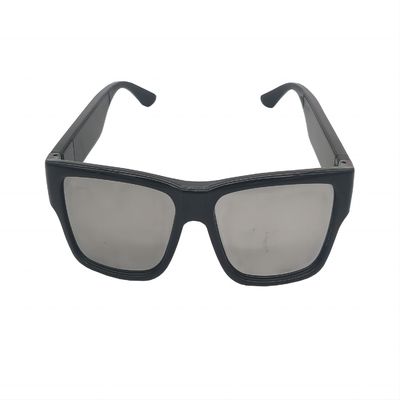 Lunettes de soleil visuelles de plein de HD 1080P espion audio d'enregistrement vidéo avec la lentille plaquée argentée