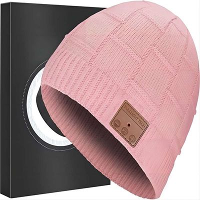 Chapeau de calotte de musique, cadeaux pour les hommes, femmes, garçons de l'adolescence, fille de l'adolescence, Stuffer unique Mens Womens Him de bas de Noël de technologie