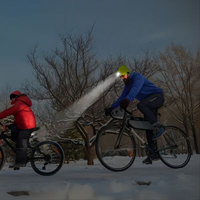Chapeau d'écouteurs de Bluetooth de chapeau de musique de phare de LED pour Noël, anniversaires, hommes