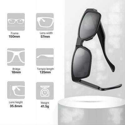 Verres de sûreté d'enregistrement vidéo de G2S-16G FHD 1080P avec le contrôleur à distance Motorcycle Riding