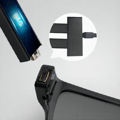 Contact et verres à télécommande de caméra de sécurité avec l'audio et l'enregistrement vidéo FHD 1080P