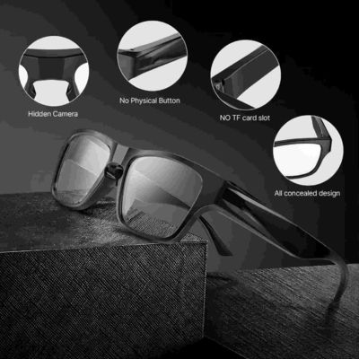Connexion globale de l'Internet P2P de WIFI Live Streaming Wearable Smart Glasses