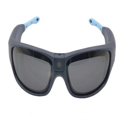 Lunettes de soleil de caméra vidéo d'action de moto avec l'enregistrement vidéo de 1080P FHD