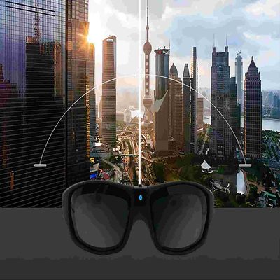 Lunettes de soleil imperméables de caméra vidéo d'action pour le snowboarding faisant de la planche à roulettes