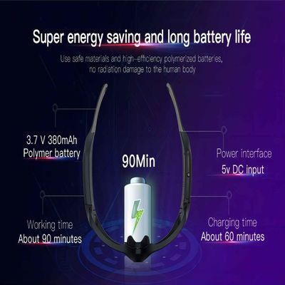 lunettes de soleil de caméra vidéo de sport de caméra vidéo de 2.7K 30 FPS pour le canoë, parachutant