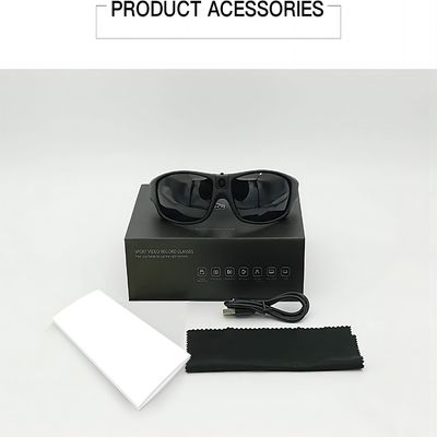 lunettes de soleil visuelles de 5.0M HD Mountaineering Sport Action Vlogging avec à télécommande