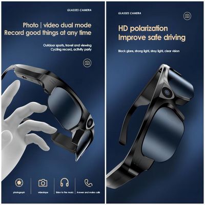 TR90 encadre la vidéo audio Sungalsses avec faire du vélo sans fil de playback de musique