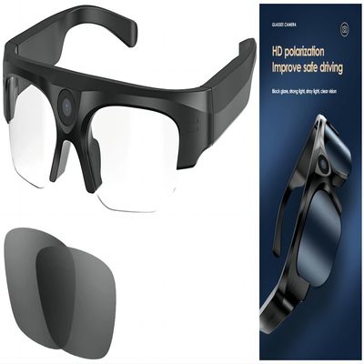 Les femmes Bluetooth d'hommes les lunettes de soleil que visuelles avec la musique ouverte d'oreille se relient téléphone des Tablettes