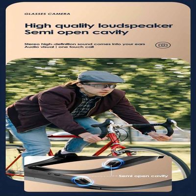 Lunettes de soleil portables de Bluetooth avec des réponses de téléphone d'enregistrement vidéo de photo de prise