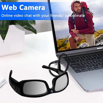Les lunettes de soleil s'élevantes de caméra du snowboarding 1080P Bluetooth se relient à la Tablette de téléphone