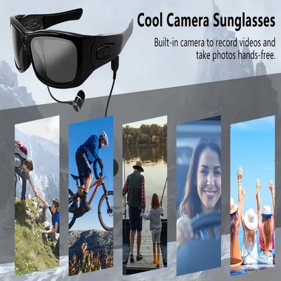 lunettes de soleil visuelles de 1080P HD Bluetooth pour la photo de sports en plein air prenant, enregistrant, musique