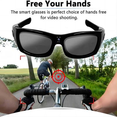 lunettes de soleil visuelles de 1080P HD Bluetooth pour la photo de sports en plein air prenant, enregistrant, musique