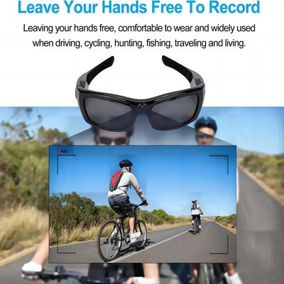 les lunettes de soleil de Bluetooth de la caméra vidéo 720P avec la musique d'appels de réponse apprécient