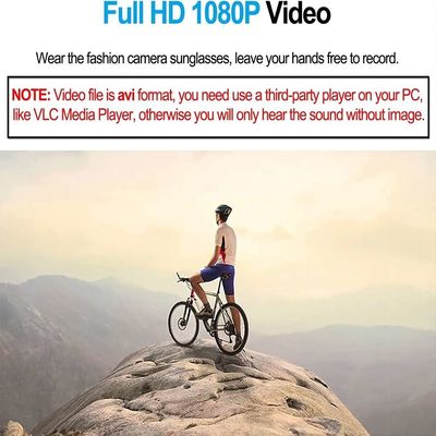 les lunettes de soleil de Bluetooth de la caméra vidéo 720P avec la musique d'appels de réponse apprécient