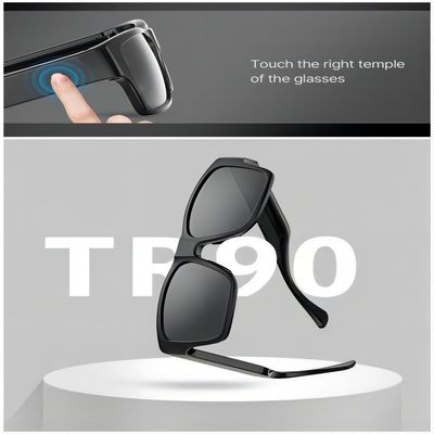 Verres visuels de plein espion de HD 1080P pour sur la collection de preuves de site