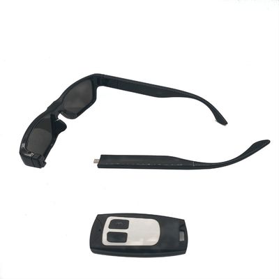 Contrôleur à distance visuel Video Recording des lunettes de soleil 2.4G de caméra d'espion