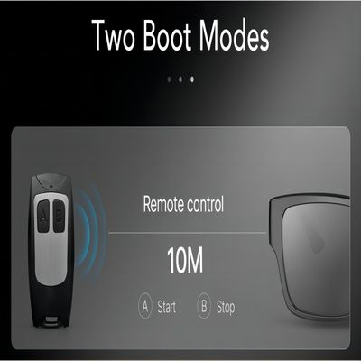 Caméra cachée portable de lunettes de soleil visuelles, deux jambes 150mins de batterie   temps d'enregistrement pour la collection sur place de preuves