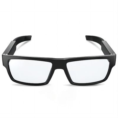 Lentille visuelle en plastique cachée de polycarbonate d'enregistreur des lunettes de soleil MP4 d'espion
