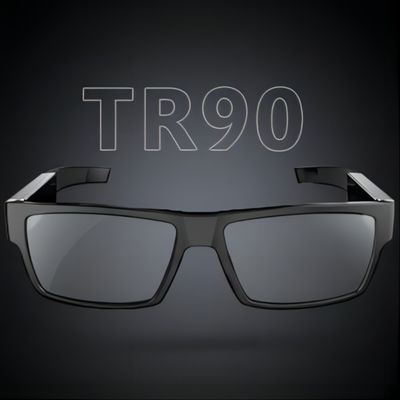 De caméra de lunettes de soleil plein FD 1080P TR90 cadre caché par G2-16G en verre visuels