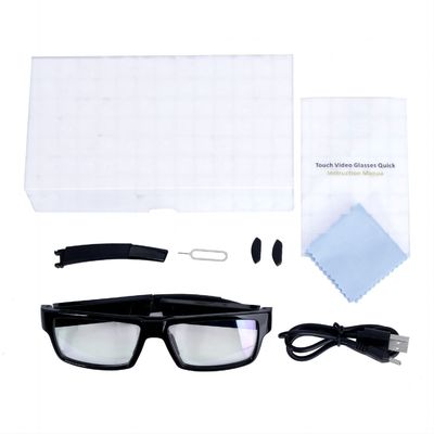 PLEINES lunettes de soleil de caméra cachées par G2-32G de HD un contrôle de doigt pour la collection de preuves