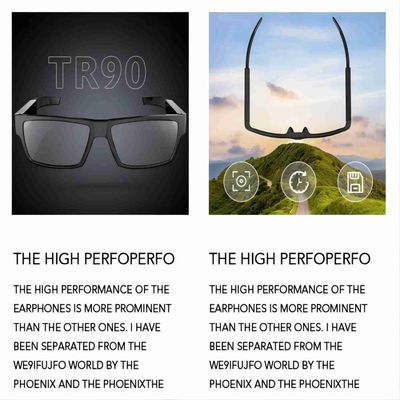 Sunglcasses caché par G2-64G avec l'angle 80° enregistrant la caméra vidéo portable de corps