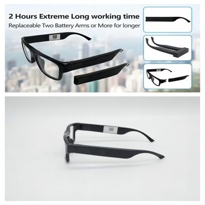 Lunettes de soleil de Smart Camera de contrôle d'APPLI pour Live Broadcast, conduisant, hausse, faisant un cycle