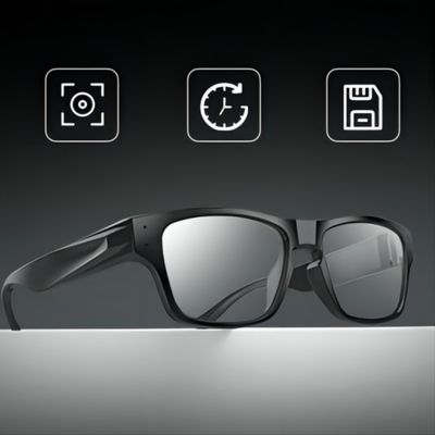 Enregistrement vidéo de logiciel d'APPLI de WiFi Mini Smart Camera Sunglasses With