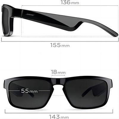 Lunettes de soleil audio sans fil de Bluetooth de sport avec les écouteurs ouverts d'oreille