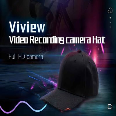 Caméra usée de corps imperméable de chapeau de caméra cachée par mémoire externe avec l'enregistrement vidéo-audio