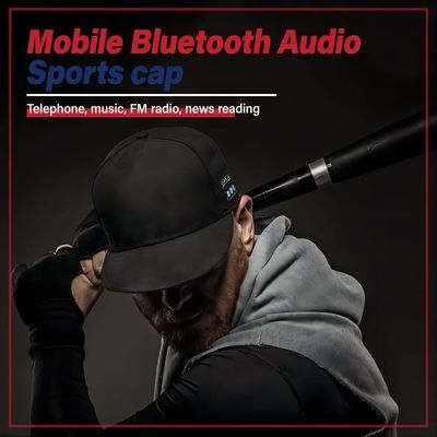 Chapeau de musique de Bluetooth pour la partie faisante de la planche à roulettes de base-ball, l'anniversaire, l'usage la vie quotidienne ou le cadeau frais