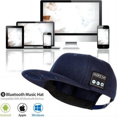Batterie 1000mah intégrée de chapeau audio de sports de Bluetooth avec 24 heures de temps de musique, libre aux appels téléphoniques pour des activités en plein air