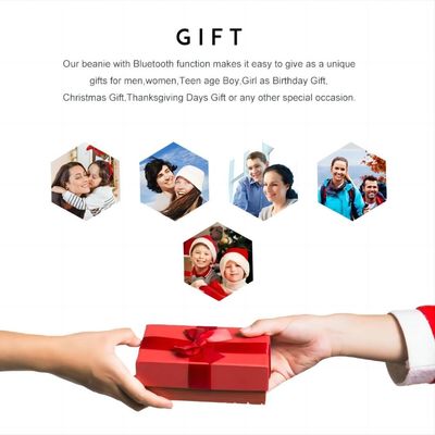 Chapeau sans fil de la calotte B5 avec le bluetooth, les appels téléphoniques mains libres et la musique jouant avec la chaleur pour les hommes, sports d'hiver de femmes