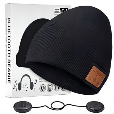 Chapeau sans fil de la calotte B5 avec le bluetooth, les appels téléphoniques mains libres et la musique jouant avec la chaleur pour les hommes, sports d'hiver de femmes