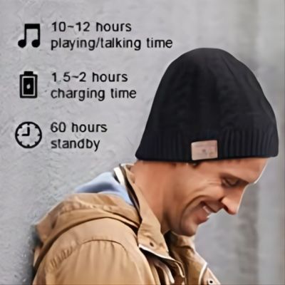 Haut-parleurs sans fil de Bluetooth Beanie Hat With HD d'appels téléphoniques de haut-parleur du téléphone, cadeaux