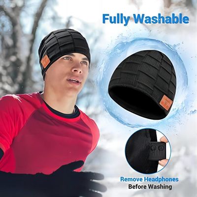 Appréciez la musique gardent Bluetooth chaud Beanie Hat For Driving Climbing Skinng