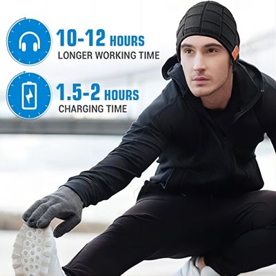 Appréciez la musique gardent Bluetooth chaud Beanie Hat For Driving Climbing Skinng