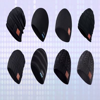 Double apprécier de musique de haut-parleurs de B5 Bluetooth 5,0 Beanie Hat With Wireless Headphone