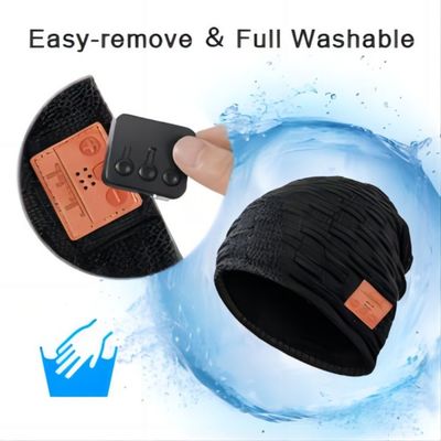Orateurs de haute fidélité de ski de Beanie Hat With Bluetooth de musique sans fil doubles