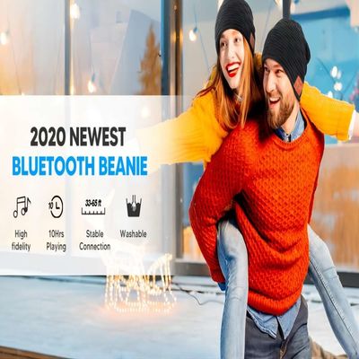 B5 musique Beanie Hat avec le bluetooth, équipement sans fil de chaleur de haut-parleur de bluetooth pour s'élever, faisant du vélo.
