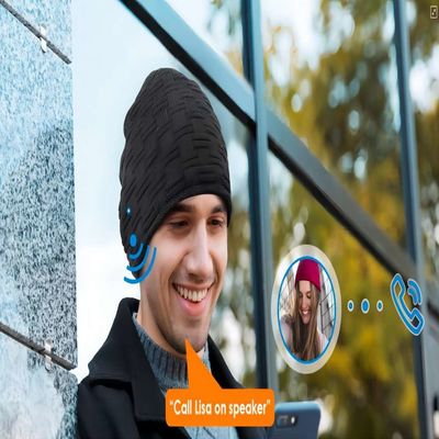 Viview Beanie Music Hat avec le chapeau réglable de bluetooth de haut-parleur de bluetooth pour des sports en plein air ski, chasse d'hiver