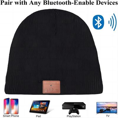 Patinage augmentant des appels téléphoniques gratuits de Bluetooth Beanie Hat Music Playing Hands d'équitation