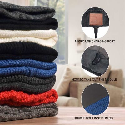 Patinage augmentant des appels téléphoniques gratuits de Bluetooth Beanie Hat Music Playing Hands d'équitation