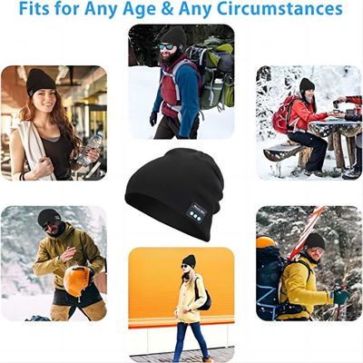Viview Bluetooth Beanie Hat, apprécient le téléphone mains libres de music&amp; parlant, stockant des cadeaux de Stuffers pour des sports de marathon, camping