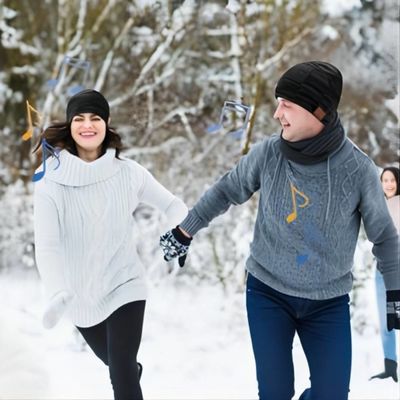 Beanie Hat avec Bluetooth, écouteur de Bluetooth pour faire à téléphone la musique calls&amp;play pour pulser, alpinisme, sport de canoë