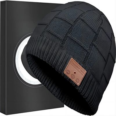 Version sans fil 5,0 Giftbox de Viview Beanie Hat BT appréciant la réclamation mains libres de chaleur de musique pulser, cadeaux spéciaux