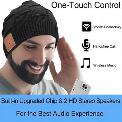 Version sans fil 5,0 Giftbox de Viview Beanie Hat BT appréciant la réclamation mains libres de chaleur de musique pulser, cadeaux spéciaux