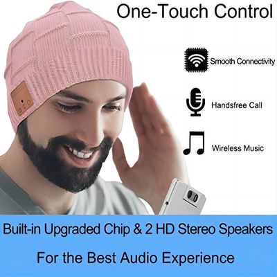 Chapeau de calotte de musique, cadeaux pour les hommes, femmes, garçons de l'adolescence, fille de l'adolescence, Stuffer unique Mens Womens Him de bas de Noël de technologie