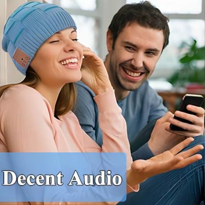 Appeler mains libres et musique de musique de conception lavable sans fil de chapeau jouent les meilleurs cadeaux de Noël pour les hommes, motocyclisme de femmes