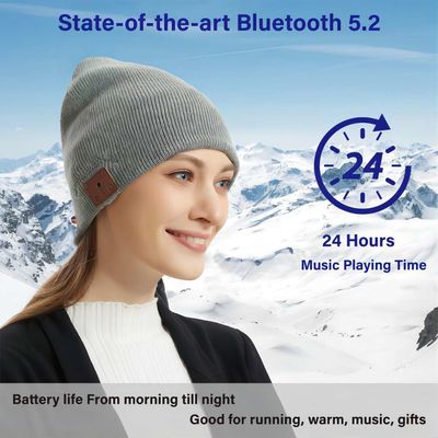 Bluetooth sans fil Beanie Hat Rechargable 250mah avec des callings de téléphone de temps de la musique 16hours
