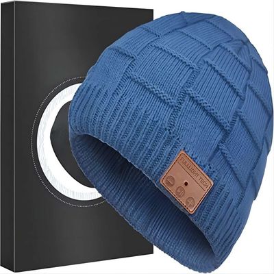 Stéréo sans fil du chapeau HD de Bluetooth de laine établi en Mic Christmas Electronic Gifts